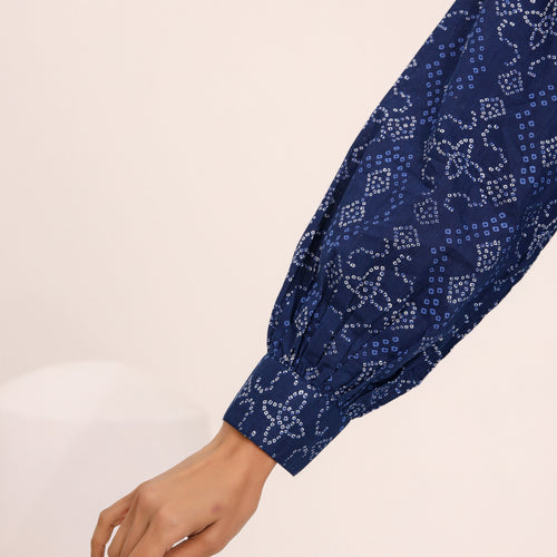 Rewa Pure Cotton Bandhni Shirt