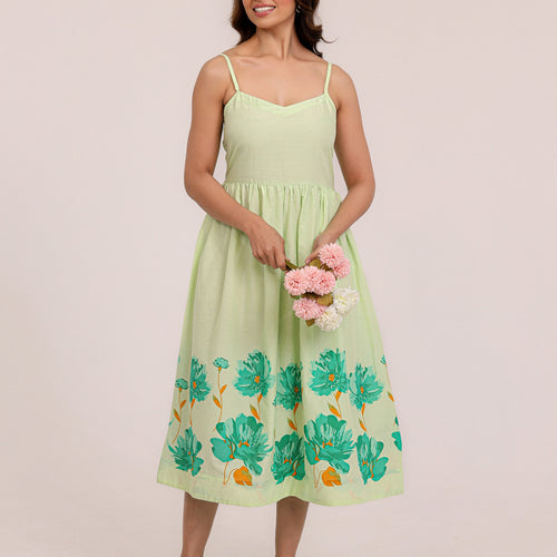 Hazel Floral Pure cotton Dress