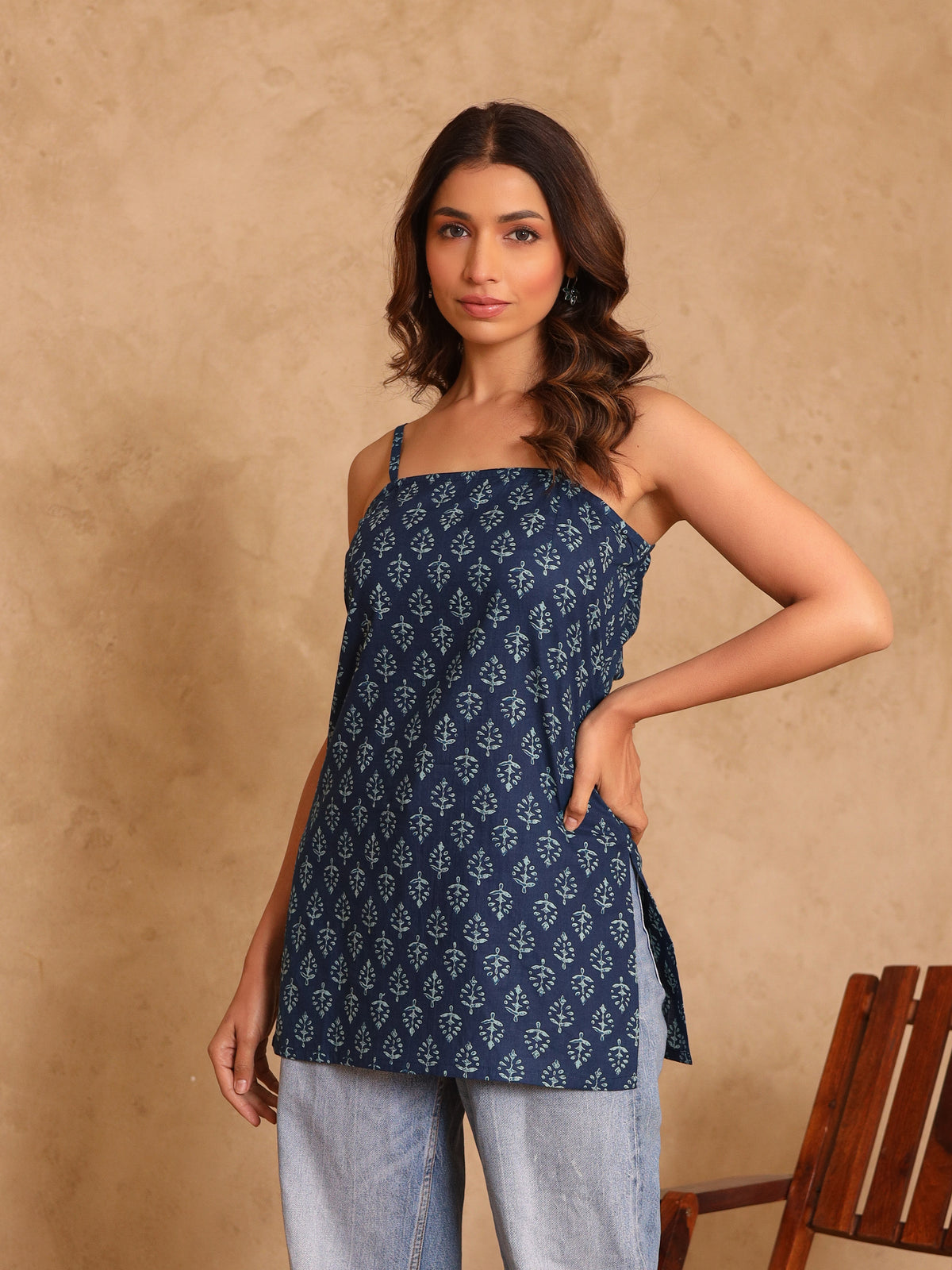 Aara Printed Pure Cotton Top