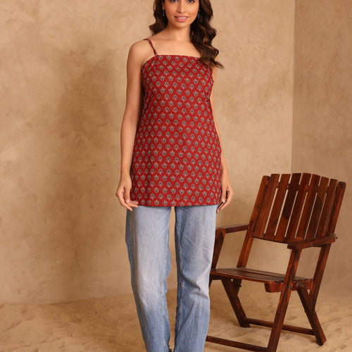 Aara Printed Pure Cotton Top
