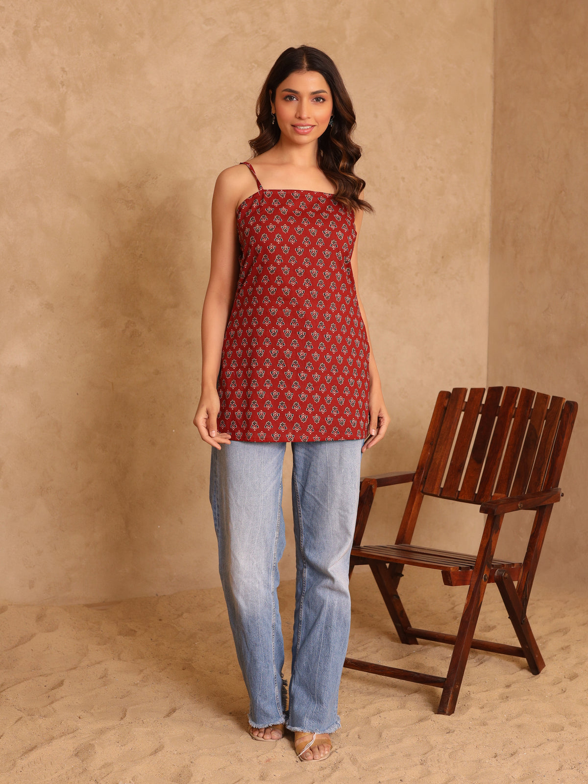 Aara Printed Pure Cotton Top