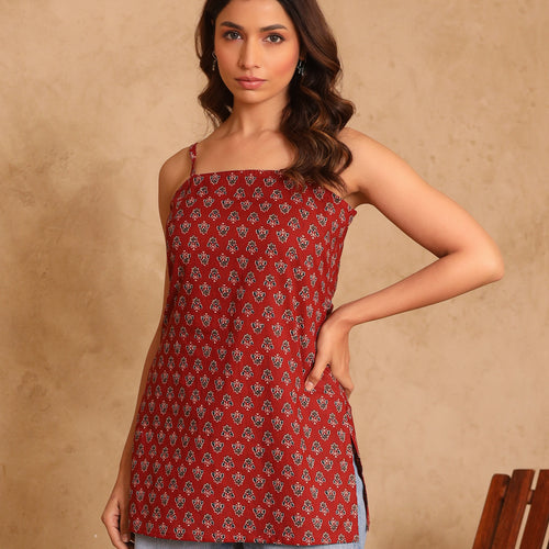 Aara Printed Pure Cotton Top