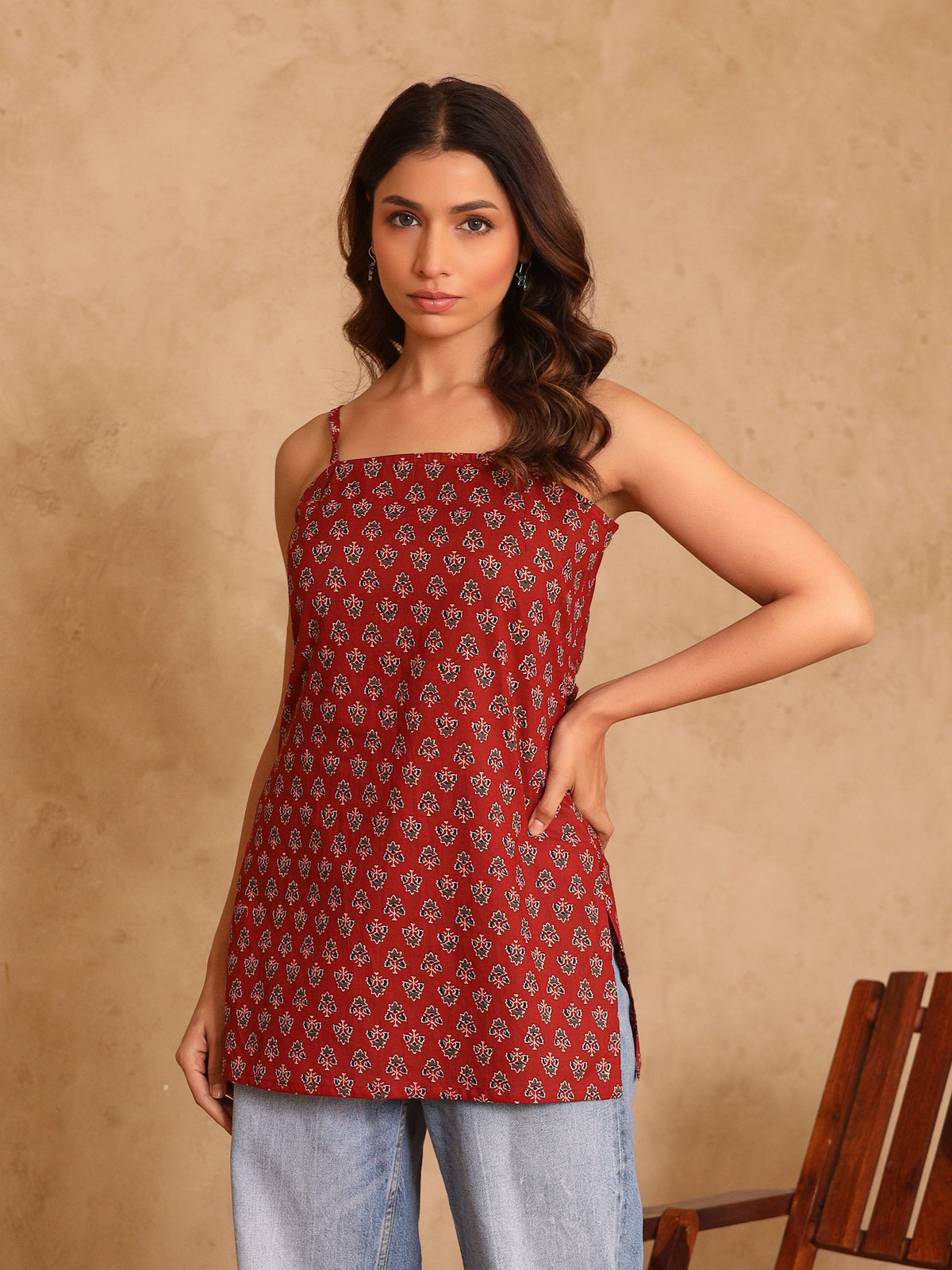 Aara Printed Pure Cotton Top