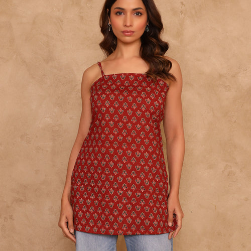 Aara Printed Pure Cotton Top