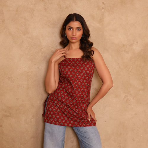 Aara Printed Pure Cotton Top