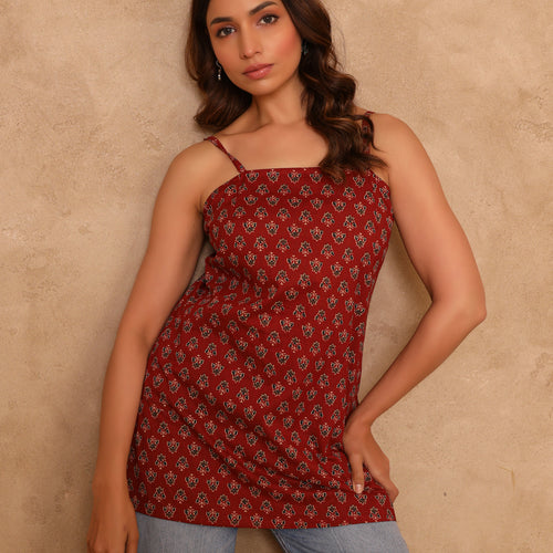 Aara Printed Pure Cotton Top