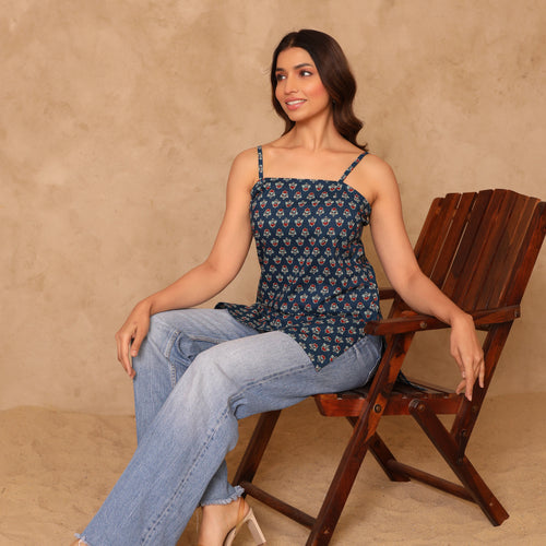 Aara Printed Pure Cotton Top
