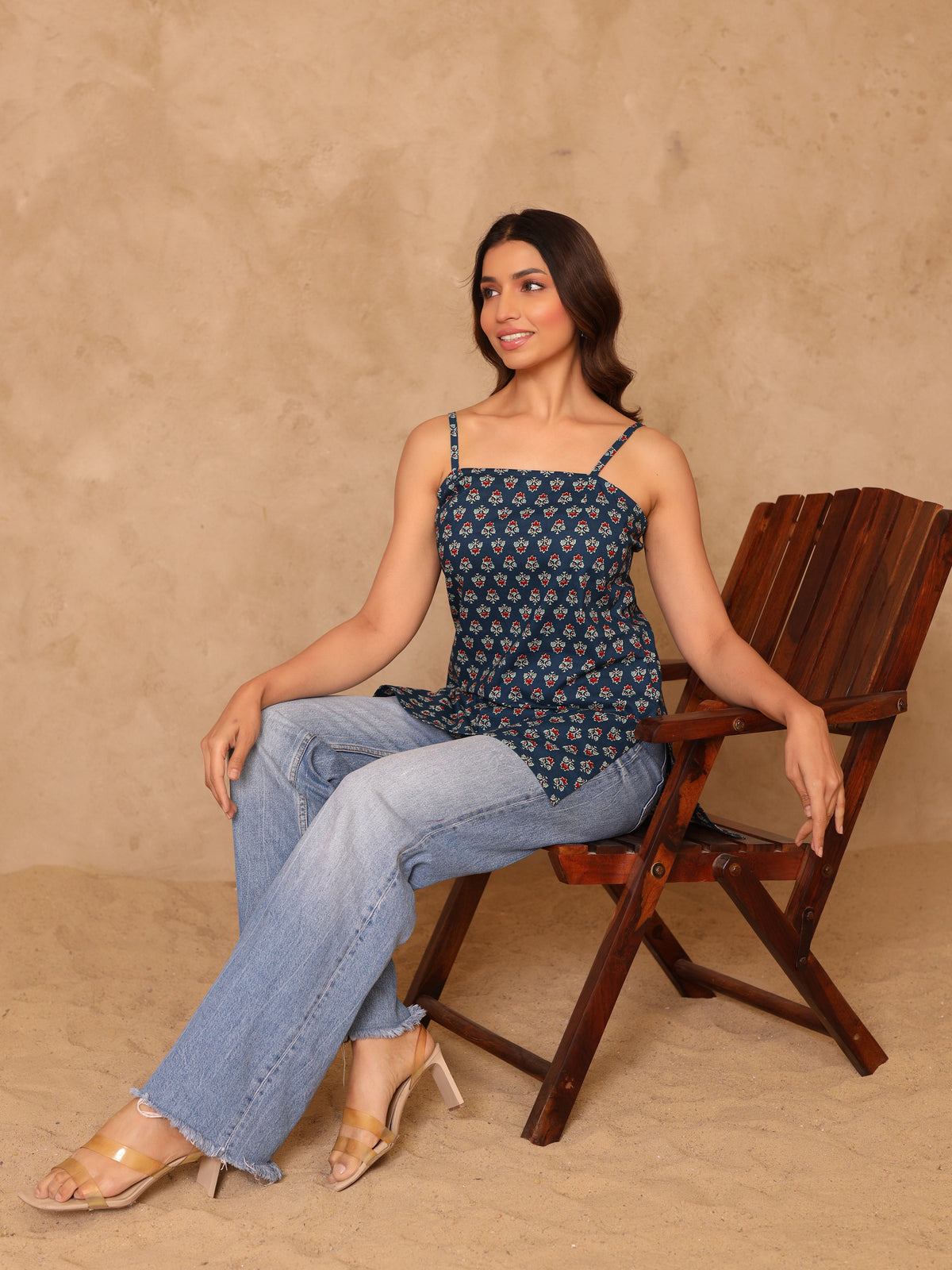Aara Printed Pure Cotton Top