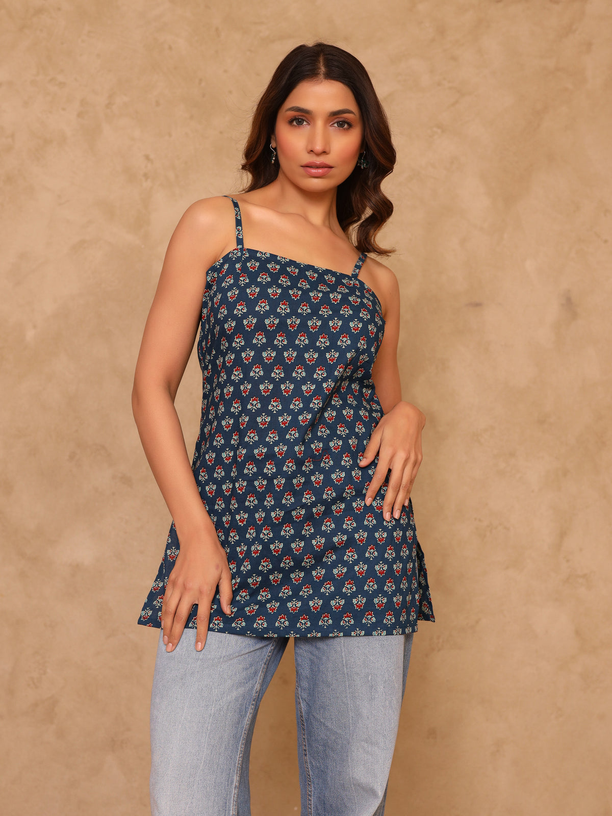 Aara Printed Pure Cotton Top