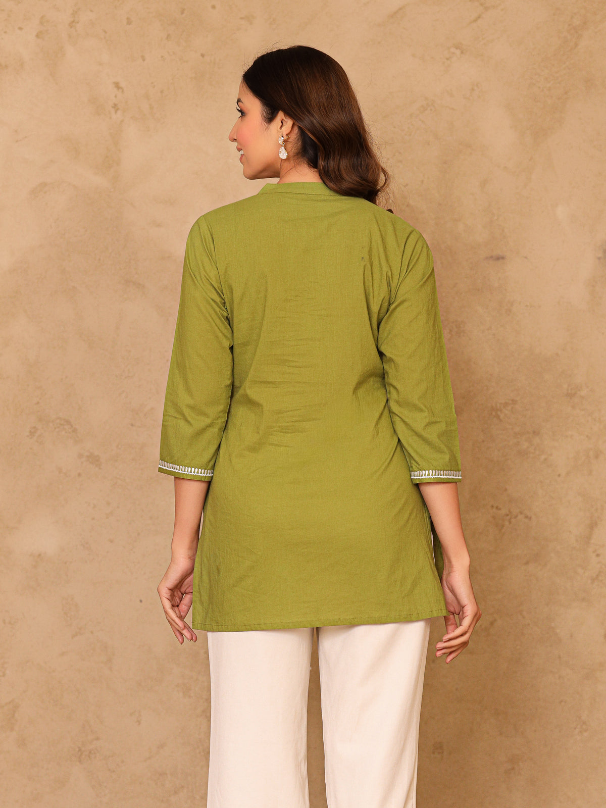Noor Pure Cotton Embroidered Cotton Top