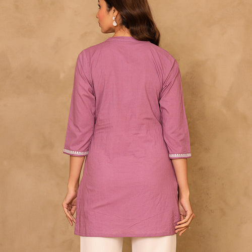 Noor Pure Cotton Embroidered Cotton Top