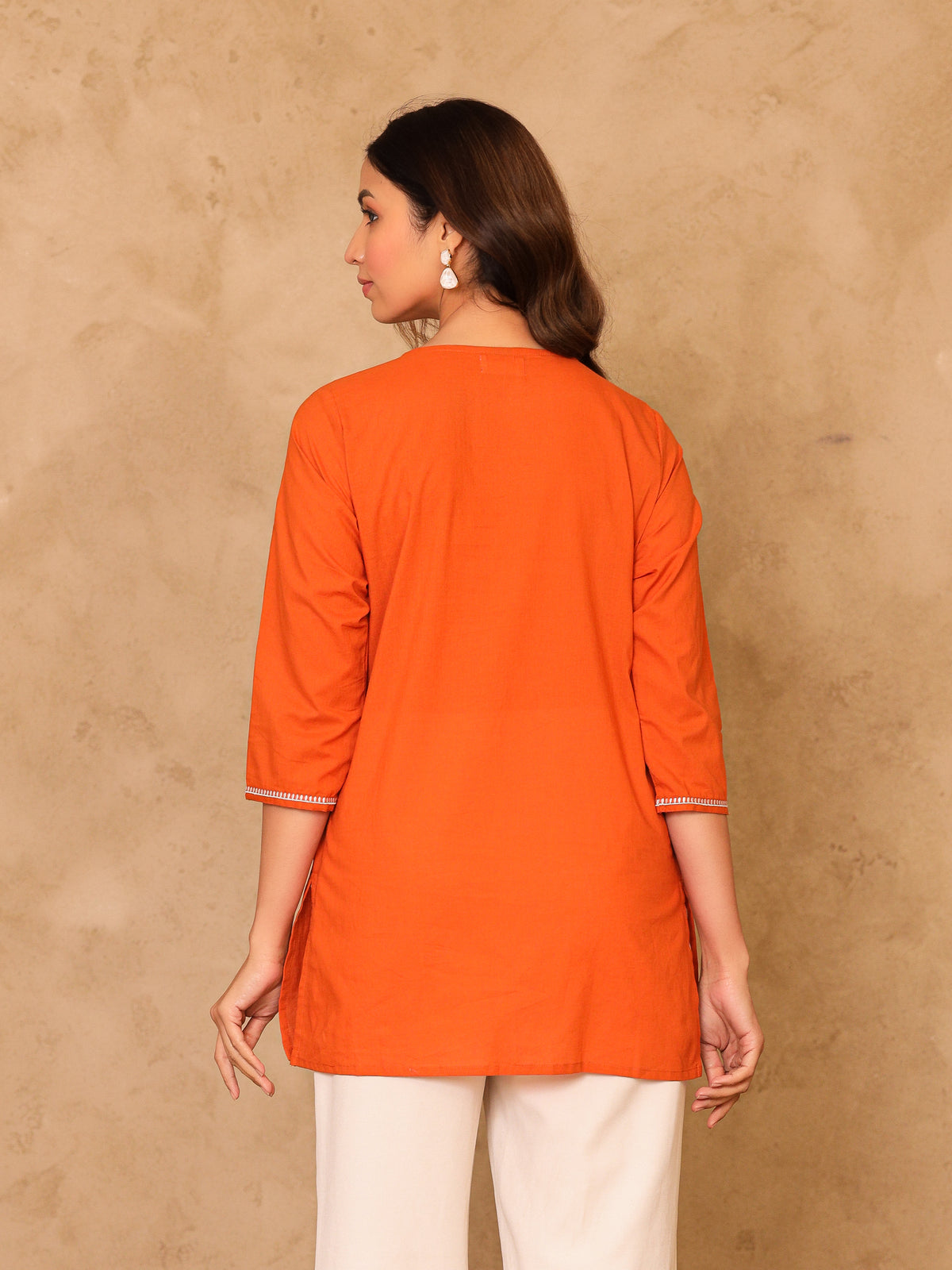 Noor Pure Cotton Embroidered Cotton Top