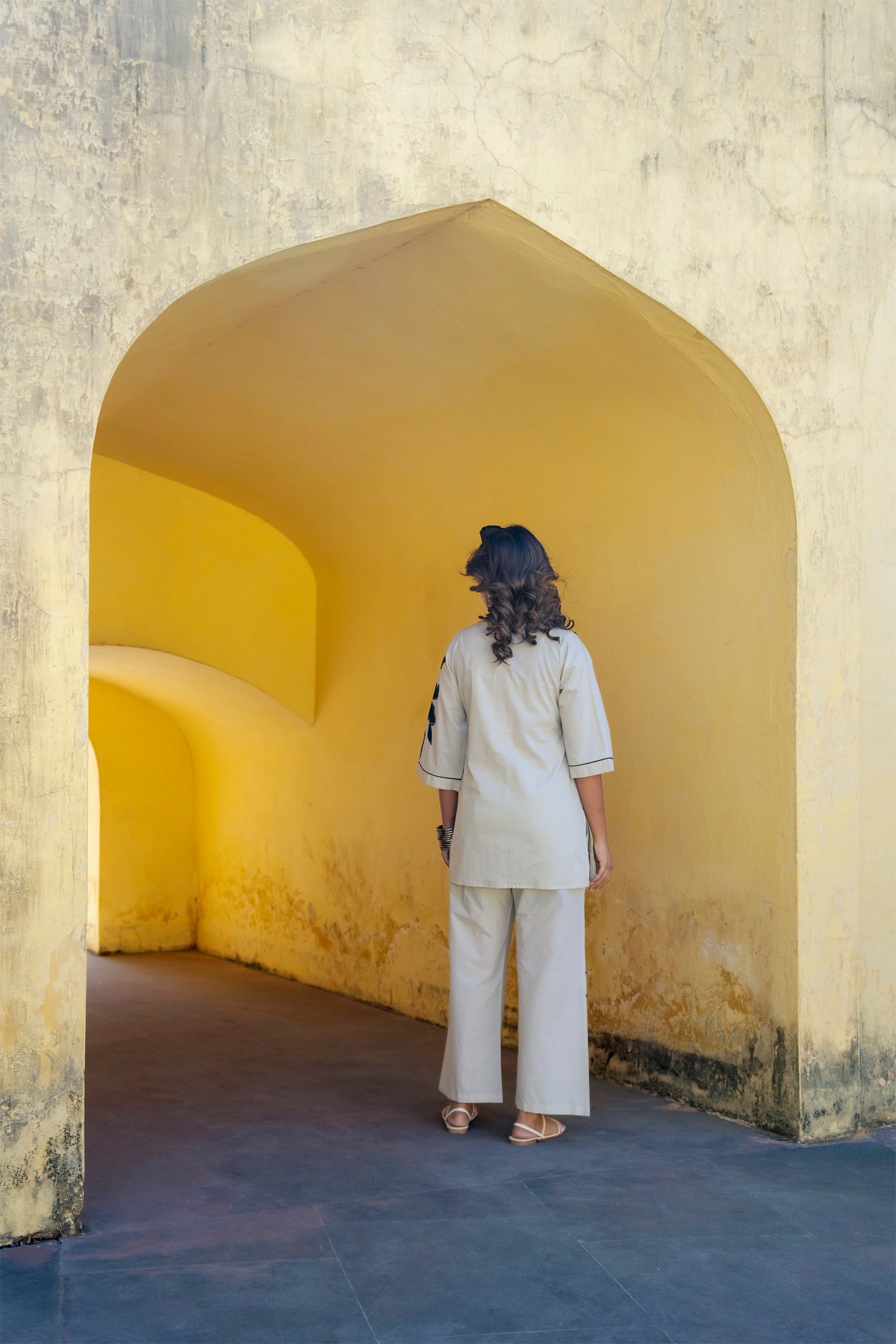 Floral Embroidery Co-ord Set