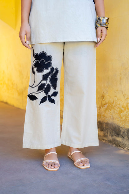 Floral Embroidery Co-ord Set