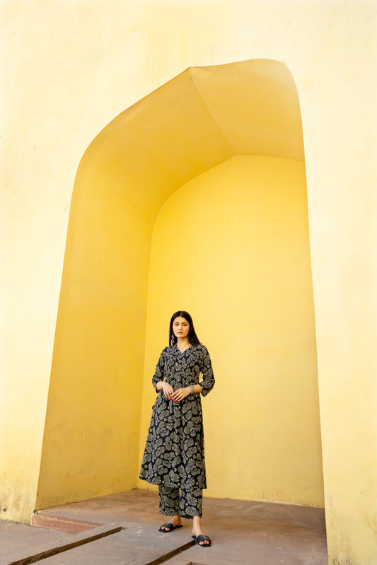 Pure Cotton Printed Kurta Set