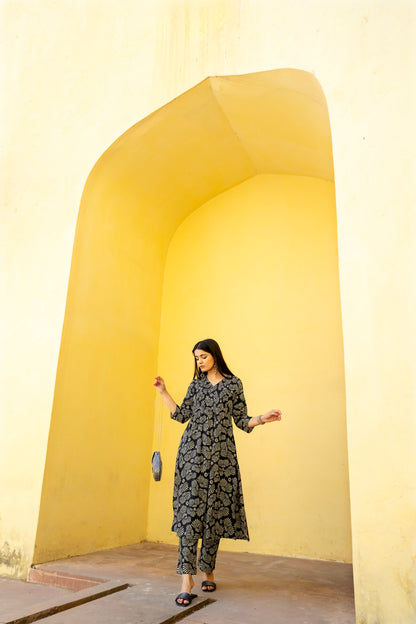 Pure Cotton Printed Kurta Set