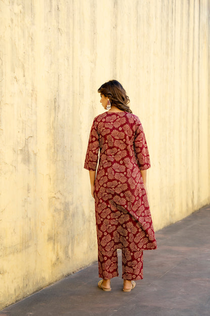 Pure Cotton Printed Kurta Set