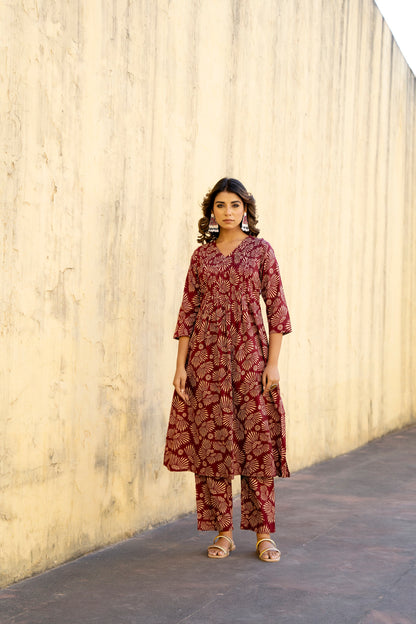 Pure Cotton Printed Kurta Set