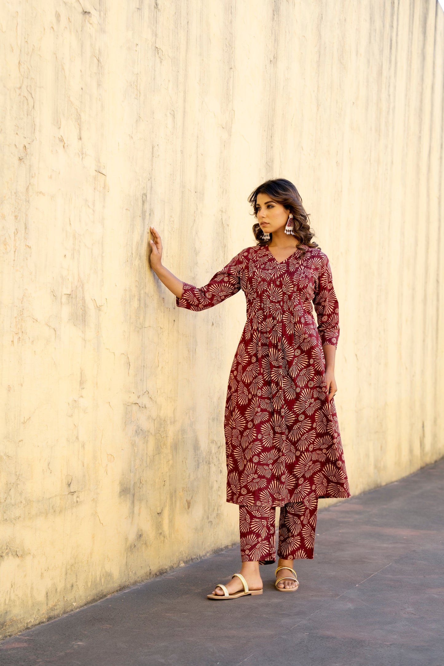 Pure Cotton Printed Kurta Set