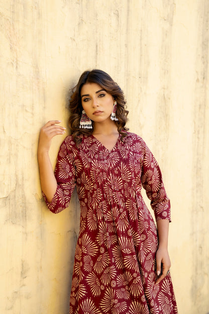 Pure Cotton Printed Kurta Set