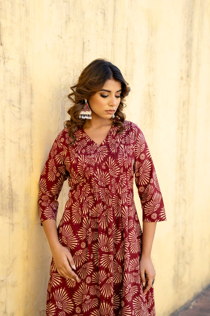 Pure Cotton Printed Kurta Set