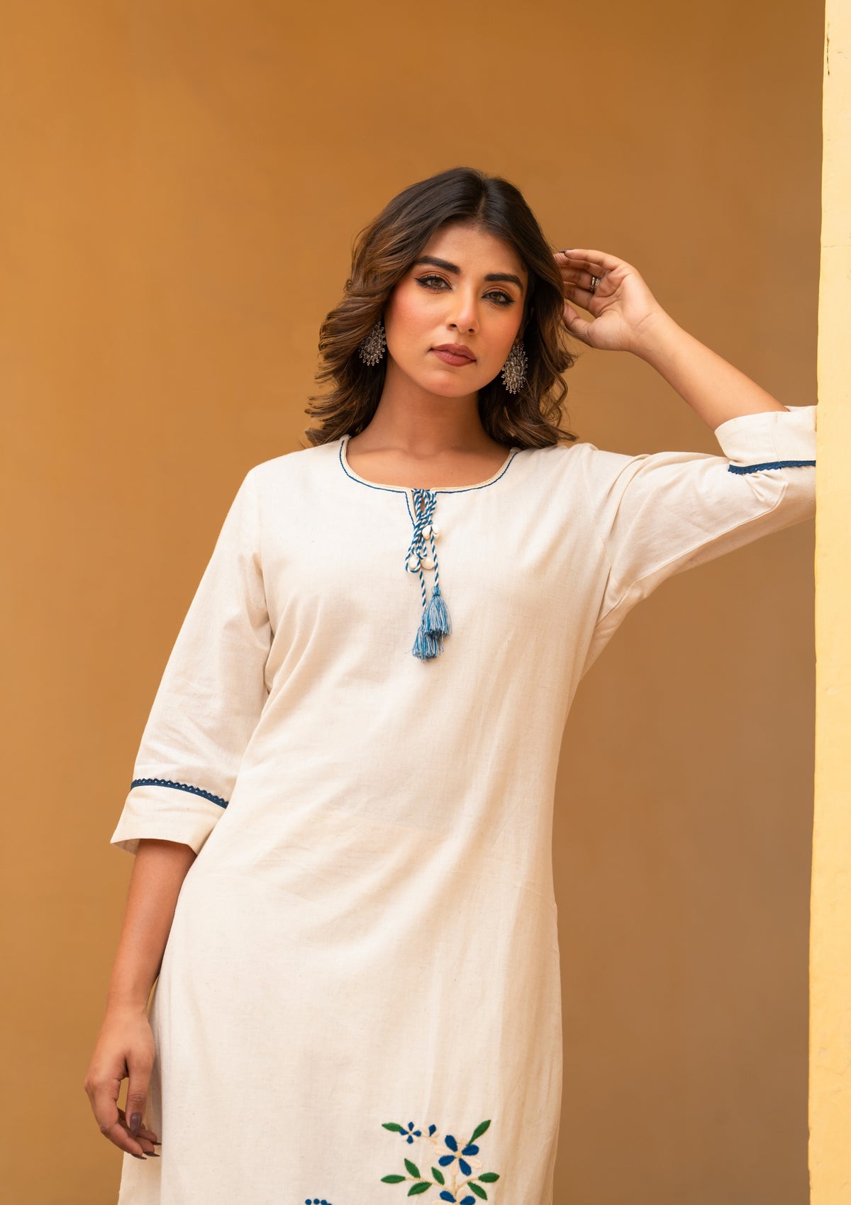 Peacock Embroidered Co-ord Set