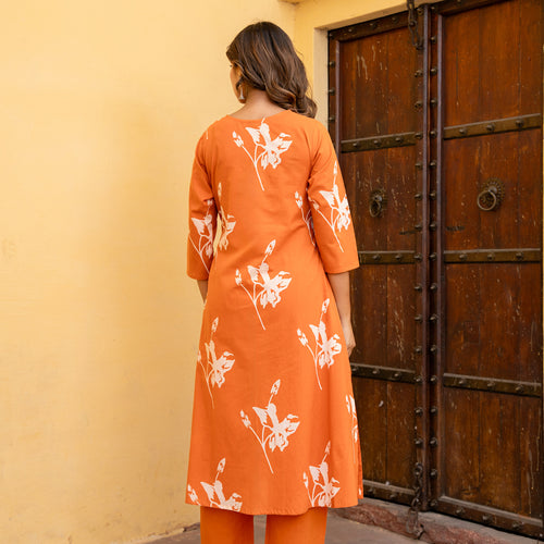 Ira Floral Pure Cotton Co-ord Set