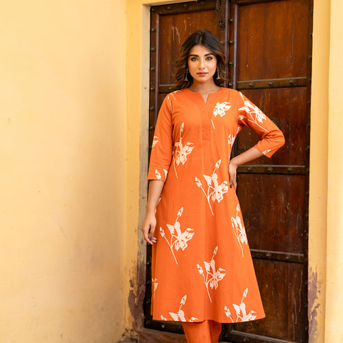 Ira Floral Pure Cotton Co-ord Set