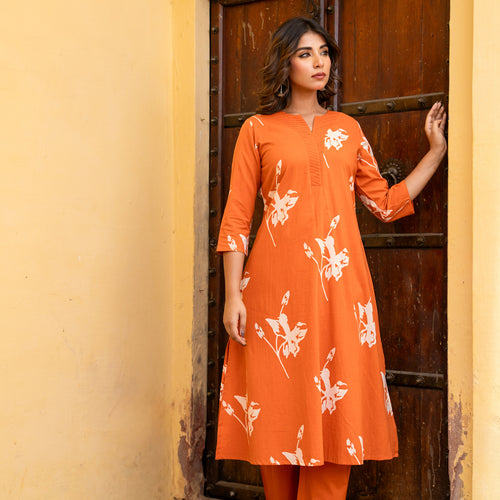 Ira Floral Pure Cotton Co-ord Set