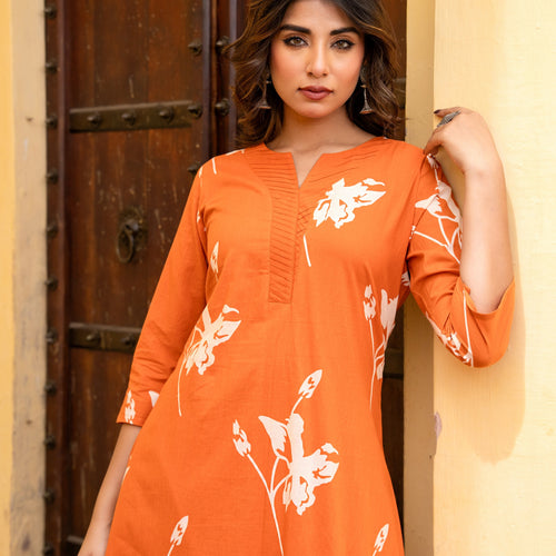 Ira Floral Pure Cotton Co-ord Set