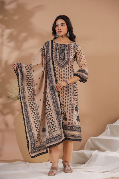 Cheeku Black Mughal Suit Set
