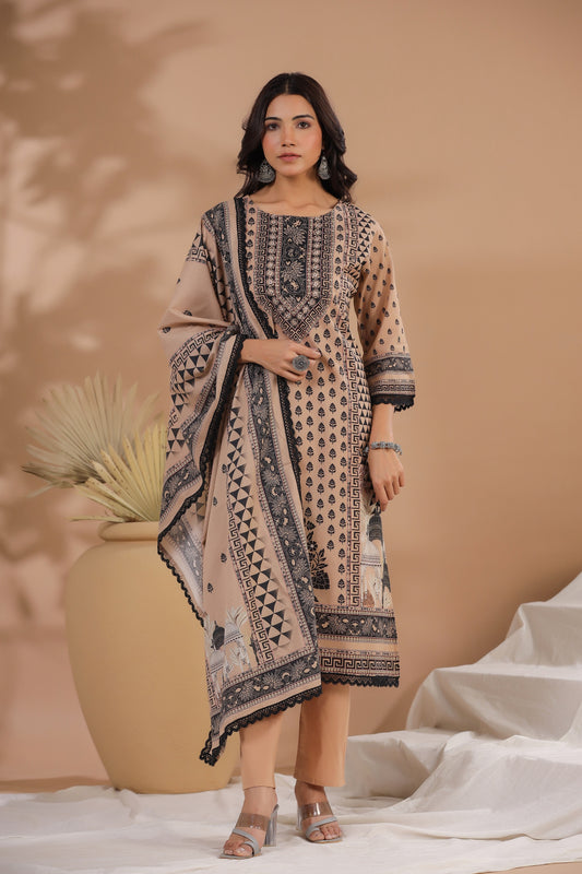Cheeku Black Mughal Suit Set