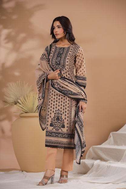 Cheeku Black Mughal Suit Set
