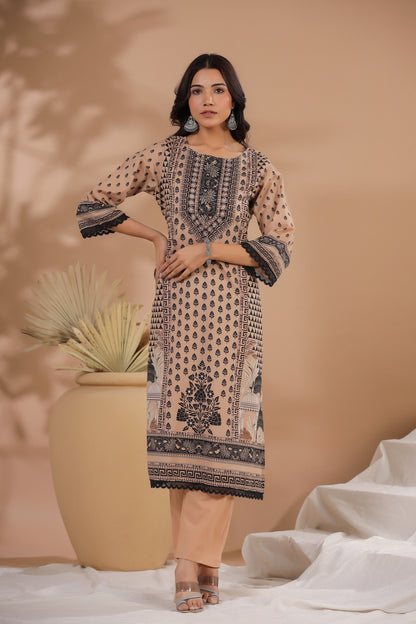 Cheeku Black Mughal Suit Set