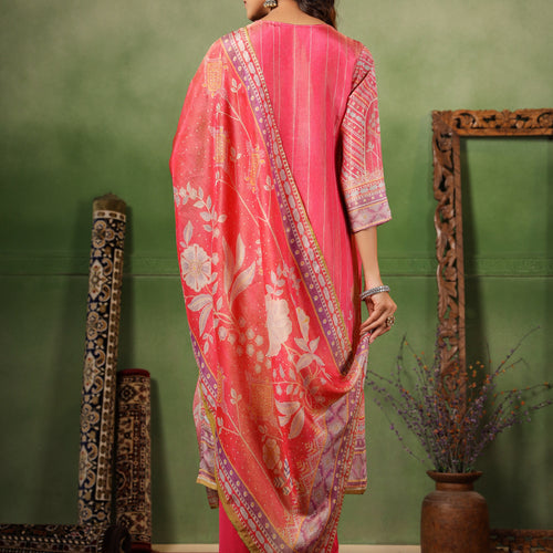 Blush pink Shimmer Suit Set