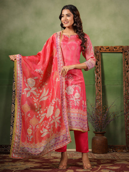 Blush pink Shimmer Suit Set