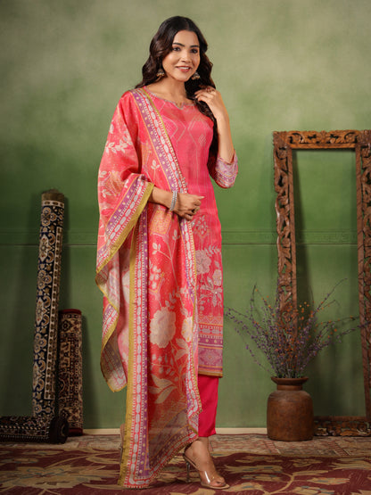 Blush pink Shimmer Suit Set