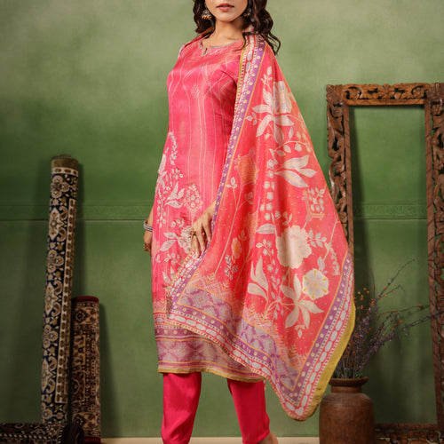Blush pink Shimmer Suit Set