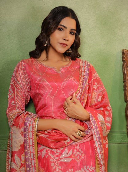 Blush pink Shimmer Suit Set