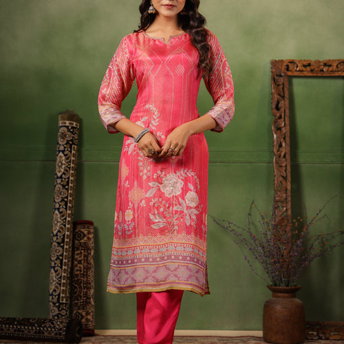 Blush pink Shimmer Suit Set
