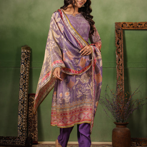 Lavender Shimmer Suit Set