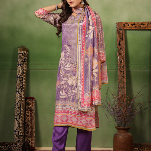 Lavender Shimmer Suit Set