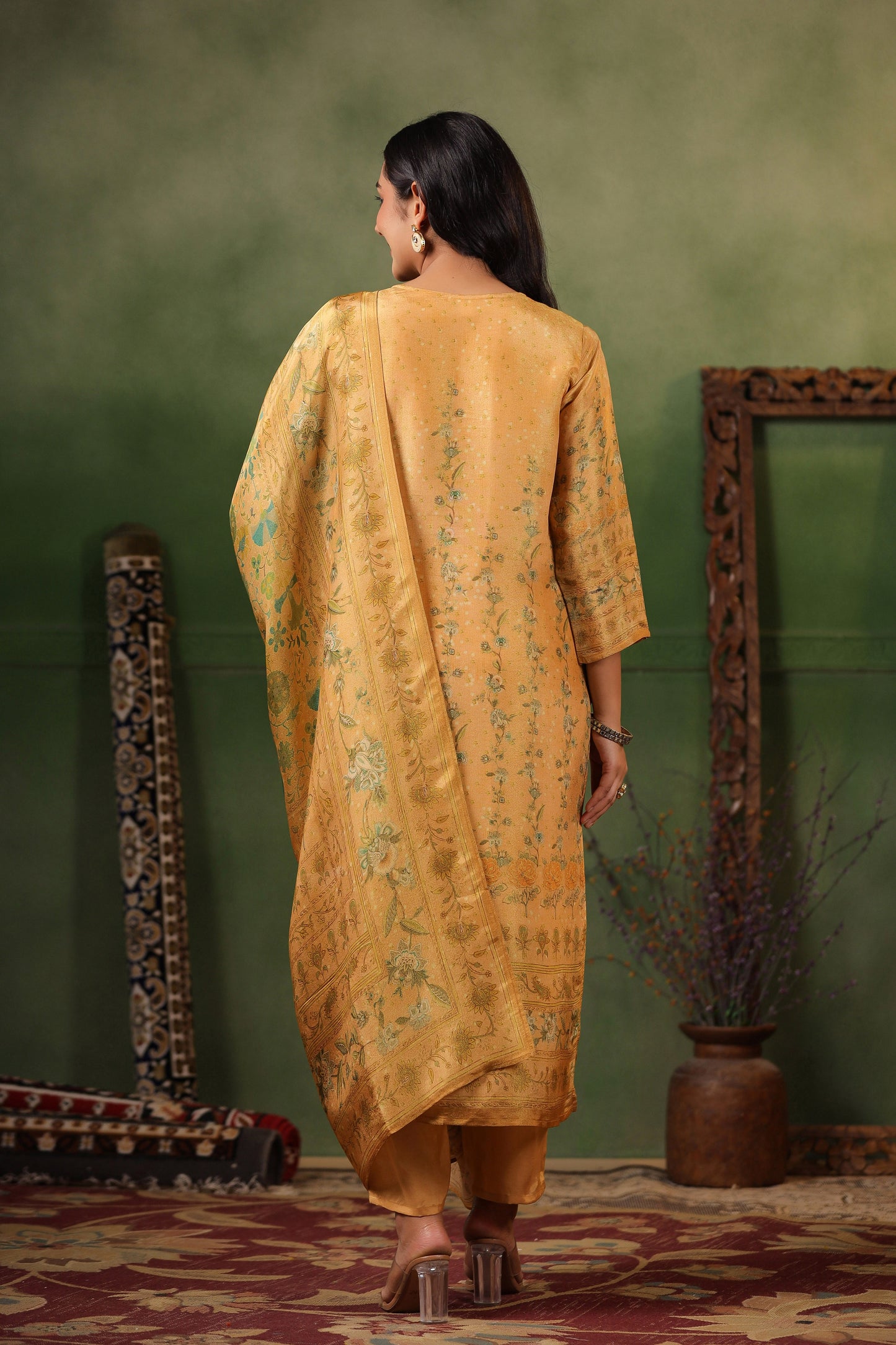 Gold Shimmer Suit Set