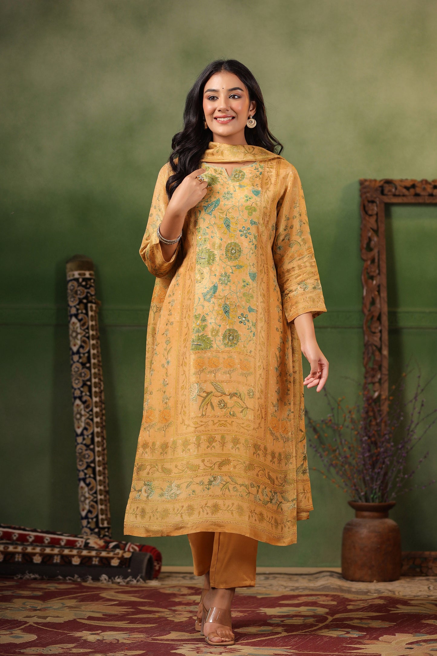 Gold Shimmer Suit Set