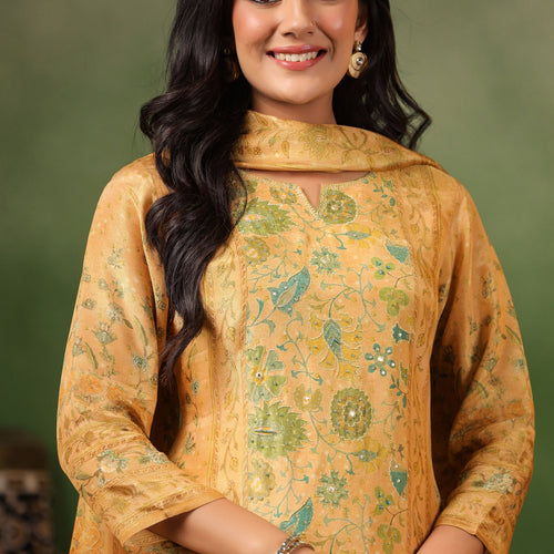 Gold Shimmer Suit Set