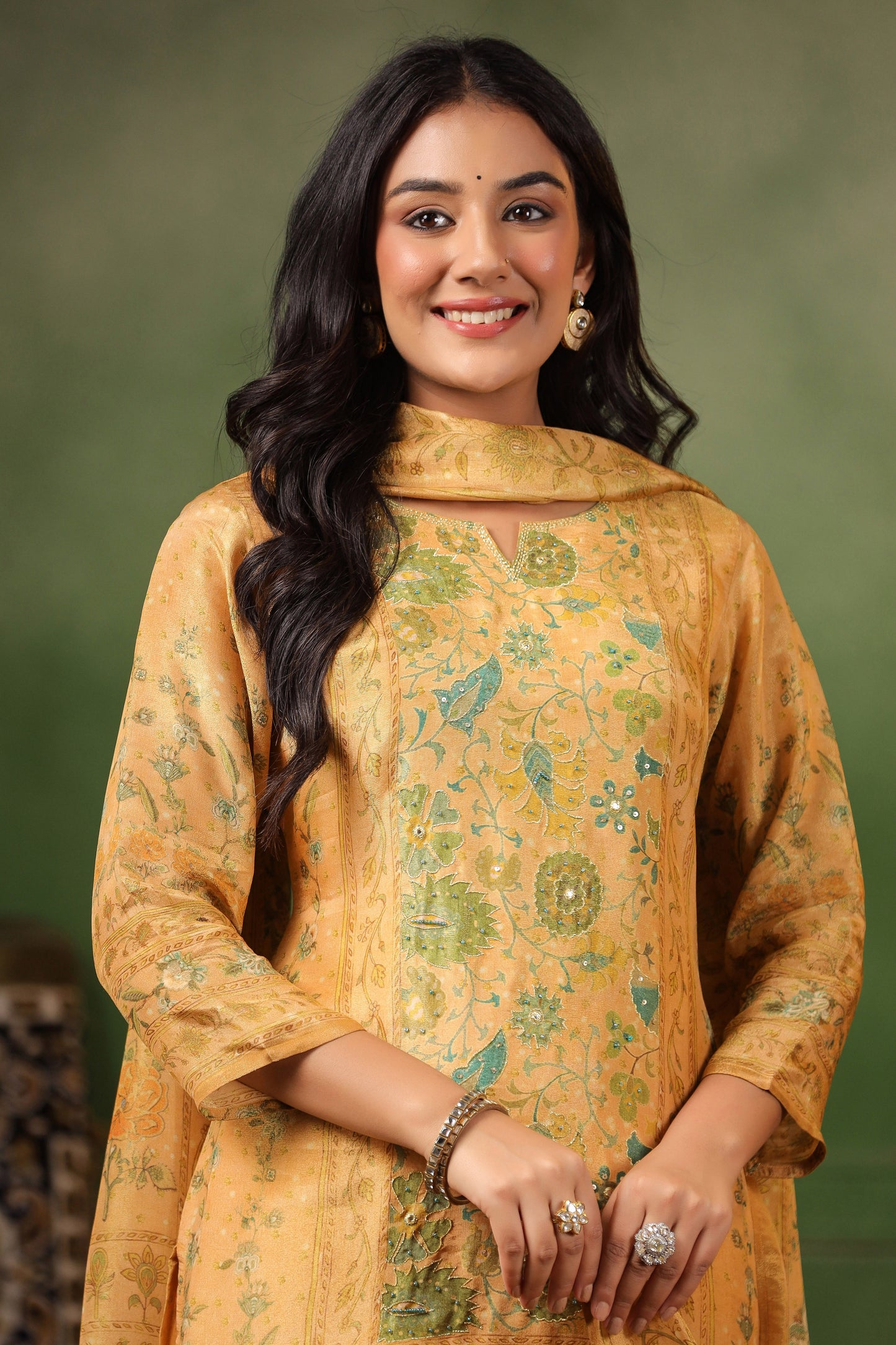 Gold Shimmer Suit Set