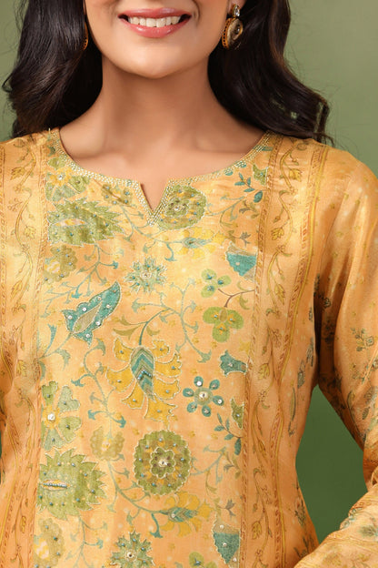 Gold Shimmer Suit Set