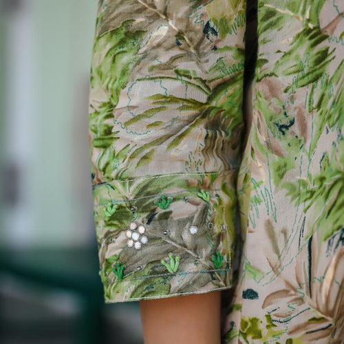 Aira Floral Hand-embroidered Co-ord Set