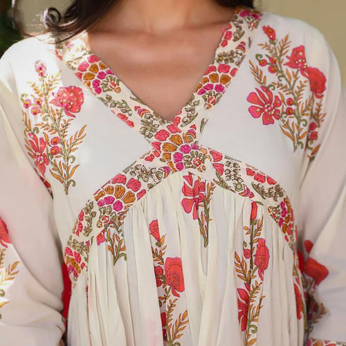 Mughal Boota Hand-block Suit Set