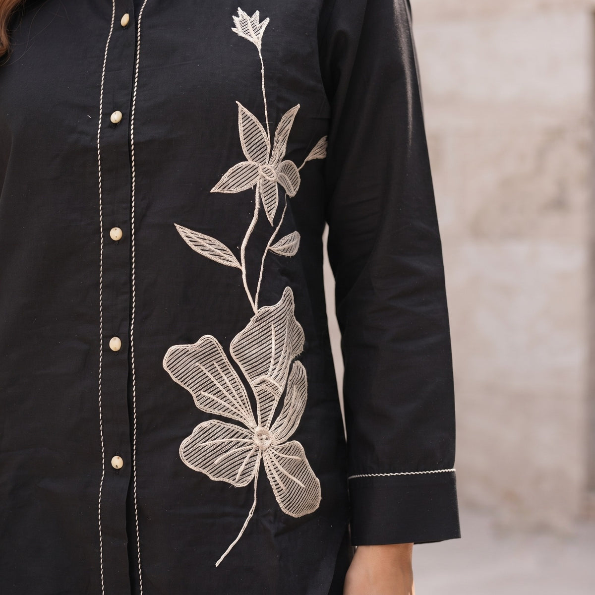 Aura Floral Applique Co-ord Set